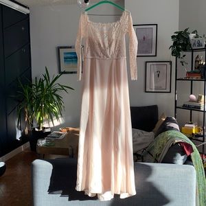 Light Pink Bridesmaid Dress